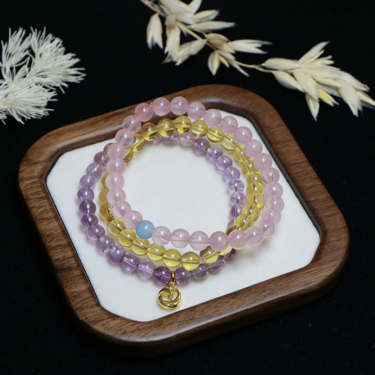 Aquarius Birthstone Bracelet Set