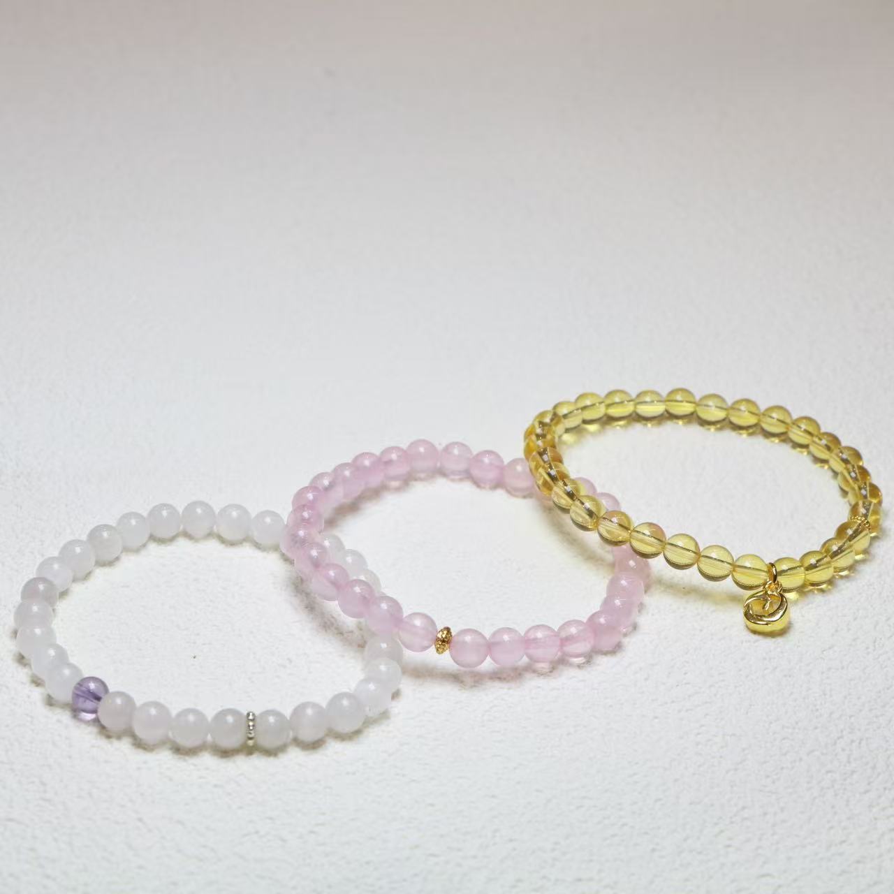 Cancer Birthstone Bracelet Set
