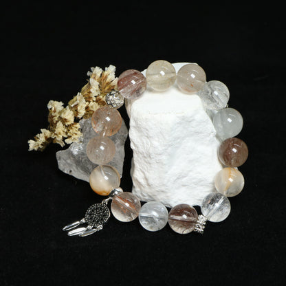 Rabbit Hair Crystal Energy Bracelet