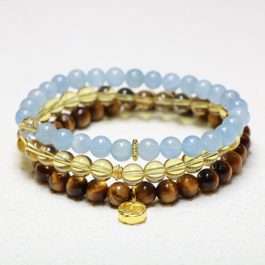 Taurus Birthstone Bracelet Set