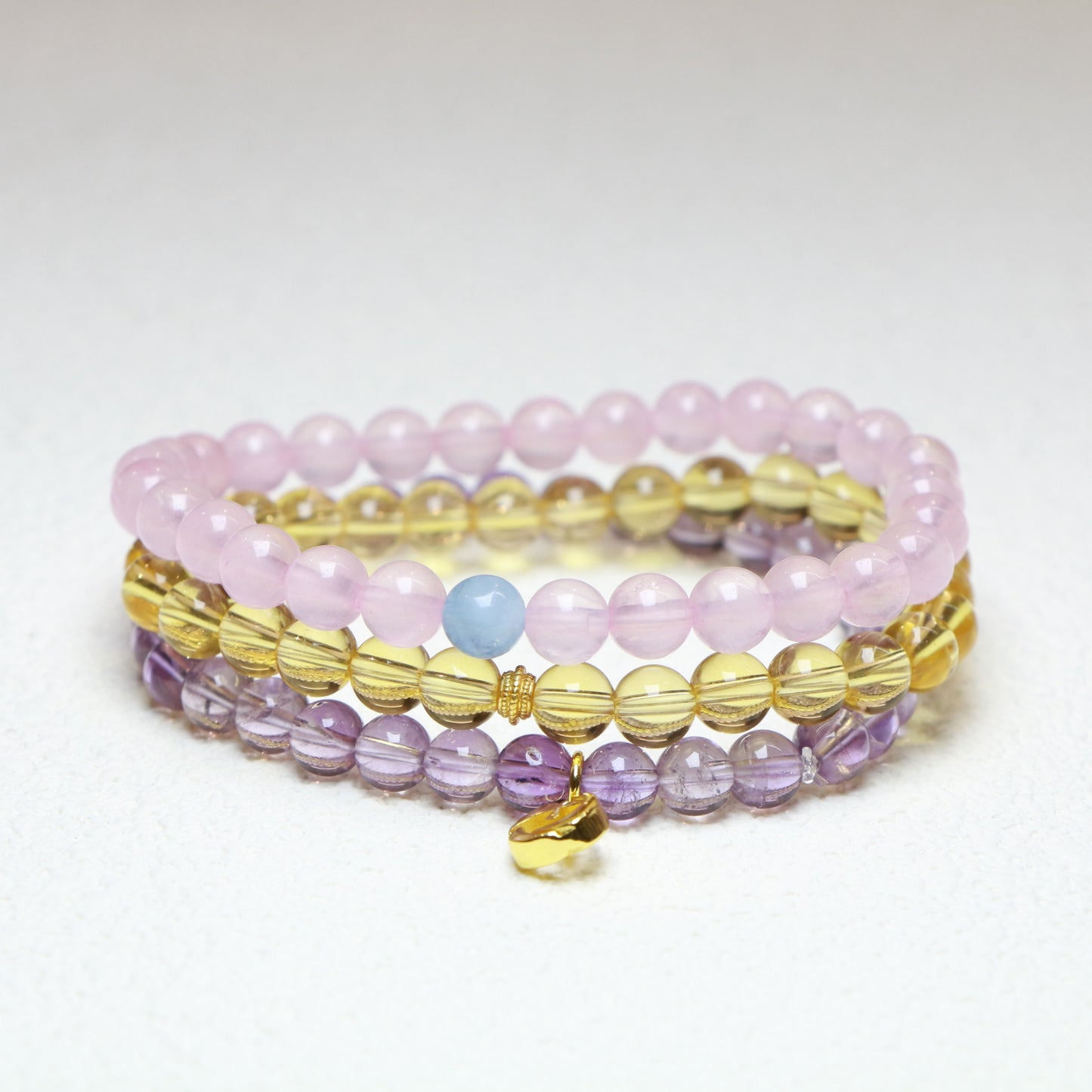 Aquarius Birthstone Bracelet Set