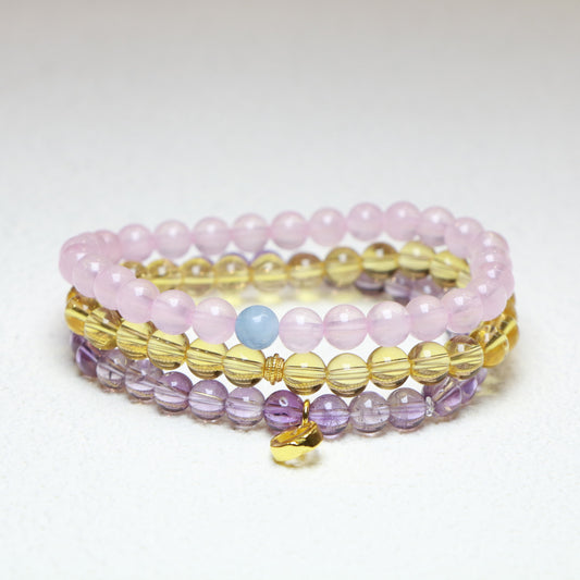 Aquarius Birthstone Bracelet Set
