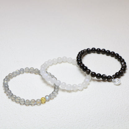 Pisces Birthstone Bracelet Set