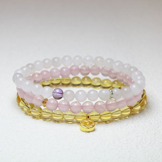 Cancer Birthstone Bracelet Set
