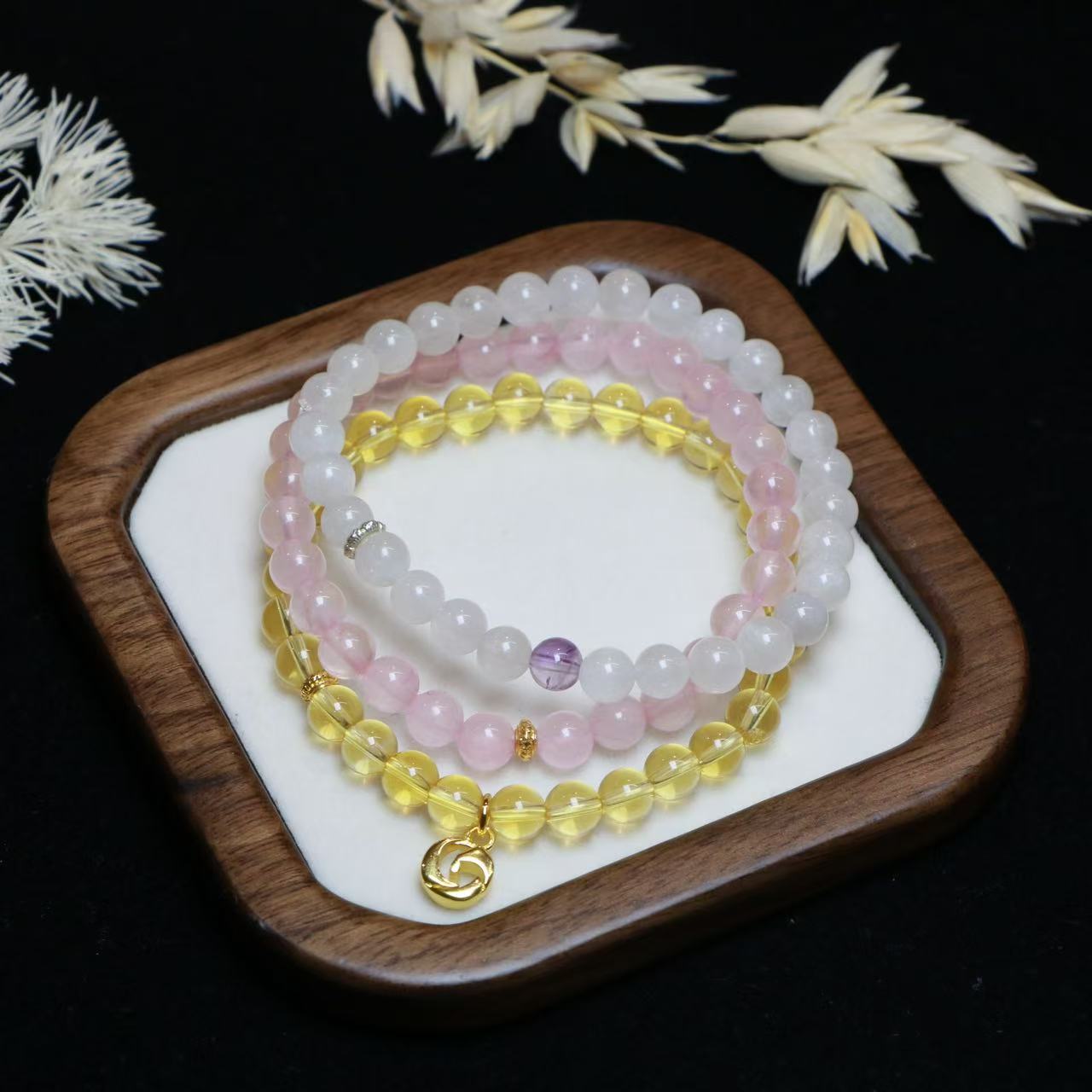 Cancer Birthstone Bracelet Set