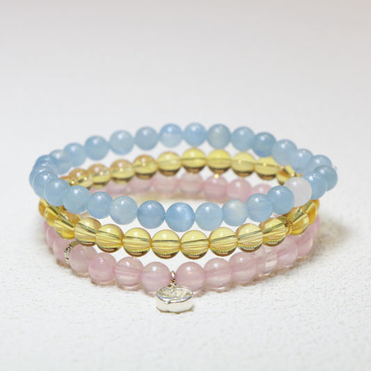 Virgo Birthstone Bracelet Set