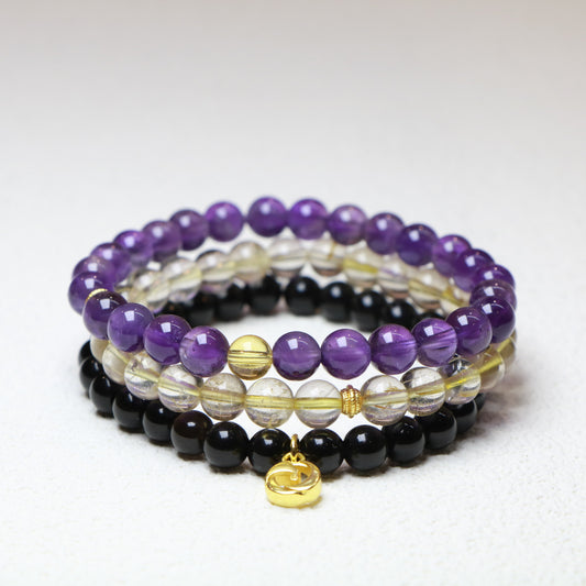Libra Birthstone Bracelet Set