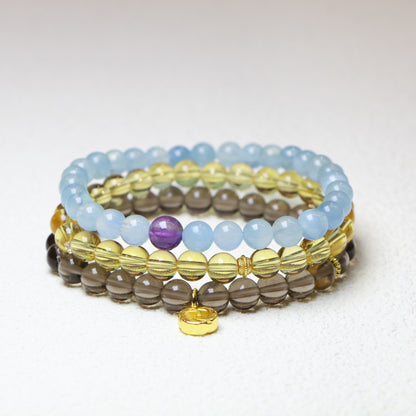 Capricorn Birthstone Bracelet Set