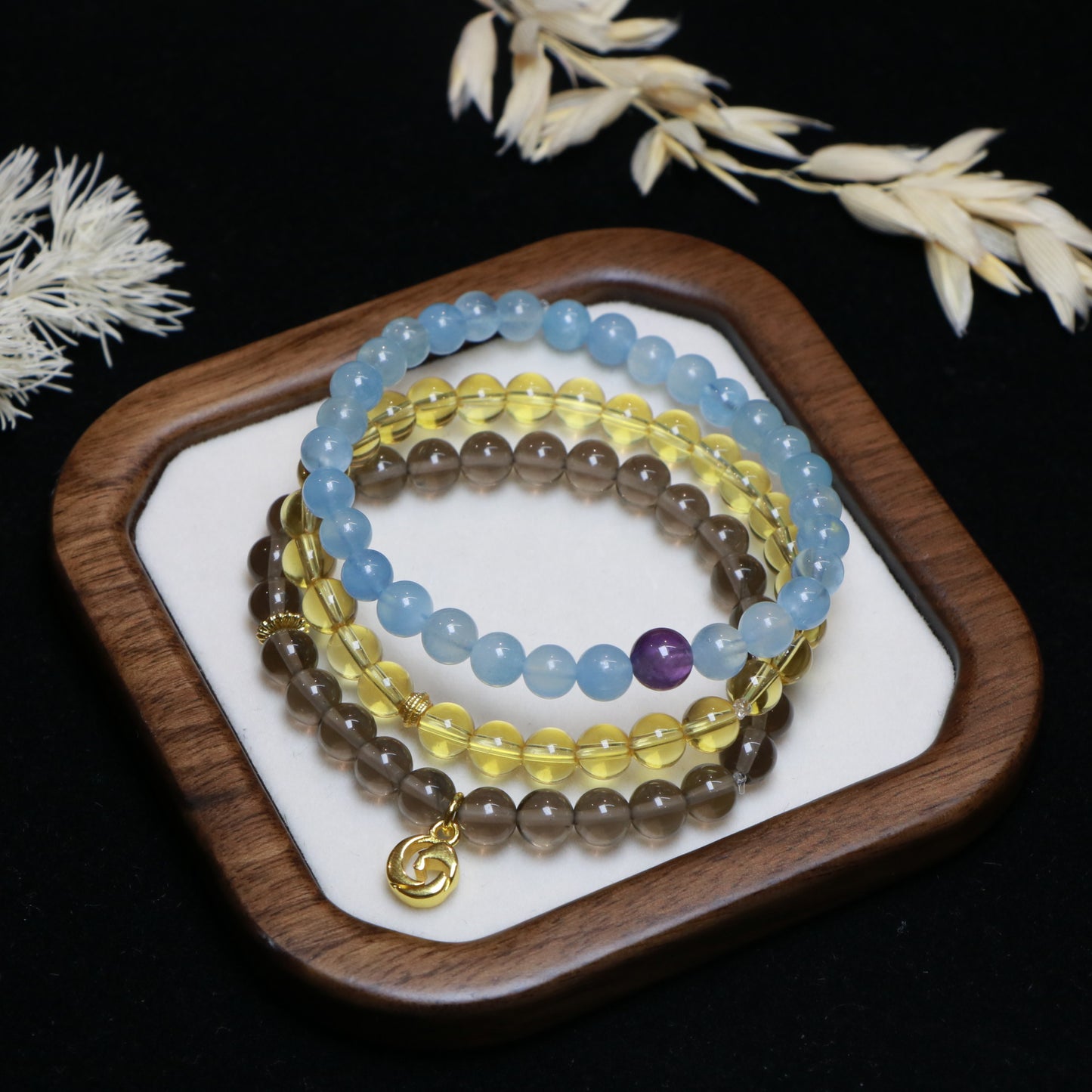 Capricorn Birthstone Bracelet Set